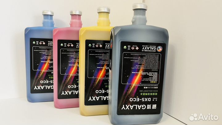 Краска (чернила)эко сольвент Galaxy dx-5