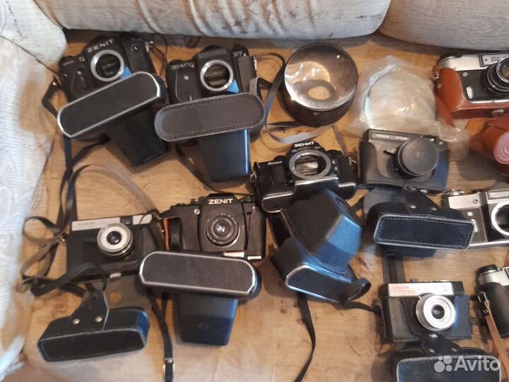 Фотоаппараты линзы объективы фильтры СССР