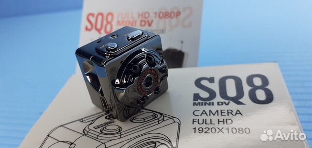 Видео камера SQ8 аккумуляторная Мини 20ммх22мм HD