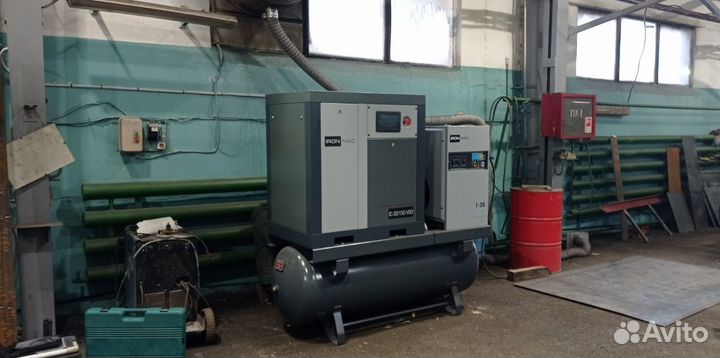 Блочная компрессорная станция ironmac IC 30/15 DF