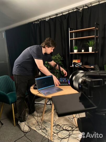 Студия для подкастов / Аренда студии / видеосъемка