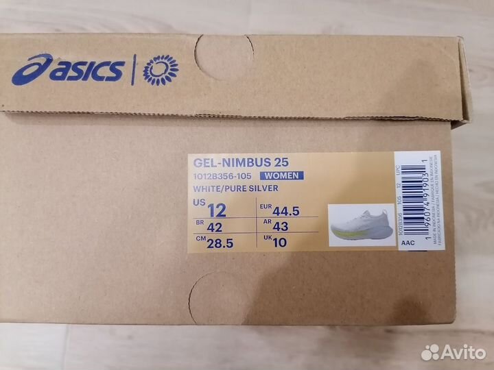 Кроссовки asics GEL-nimbus 25