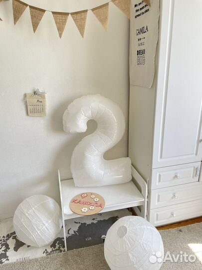 Воздушный шар двойка