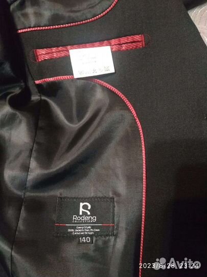 Школьный костюм тройка на мальчика 140