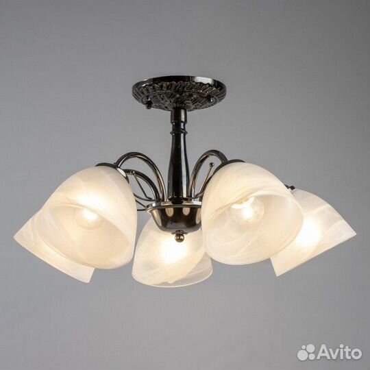 Люстра 'Аннеди' 5хЕ27 40Вт антрацит 55х55х35 см