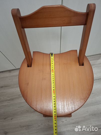 Стул барный складной высокий