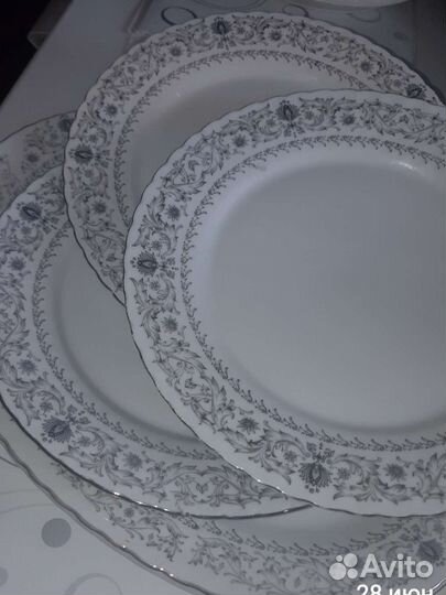 Блюдо 4шт СССР /25и35см диам./ фарфор кнр; за всё