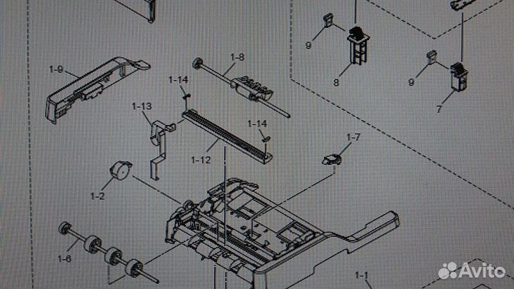 Hp p2055, m132 разбор