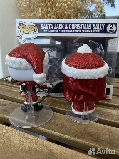 Funko pop. Santa Jack and Christmas Sally 2-pack