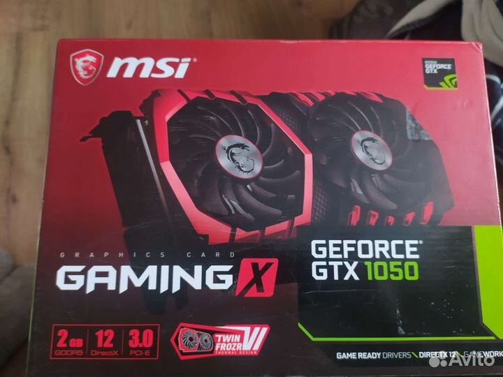 Видеокарта msi gtx 1050 2gb
