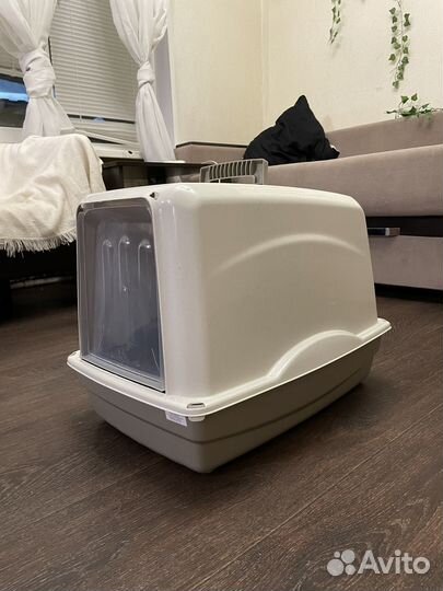 Кошачий лоток закрытый