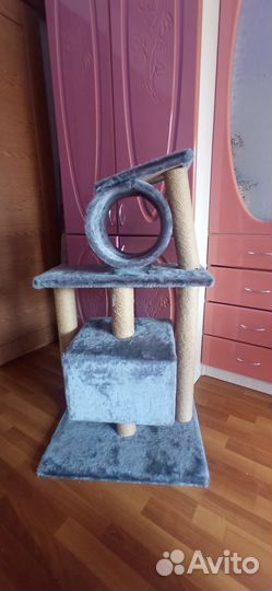 Домик для кошки с когтеточкой