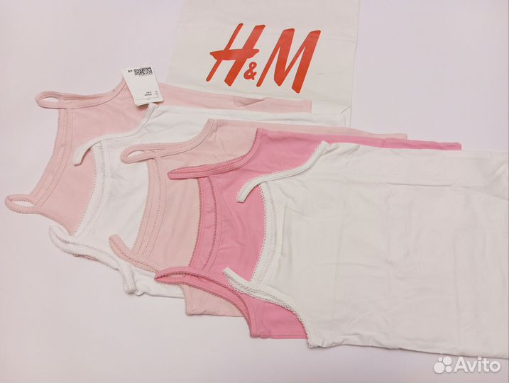 Майки hm новые 122-128 и 134-140