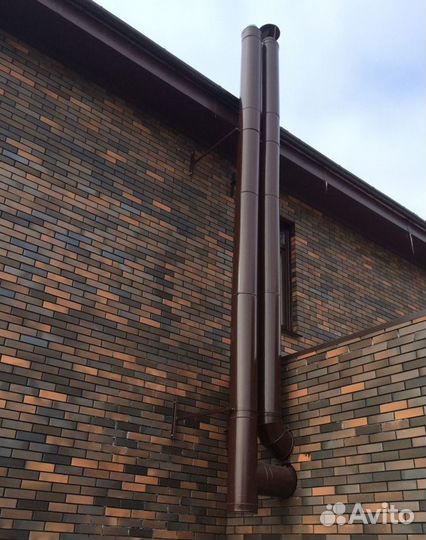 Дымоходы сэндвич. Трубы дымохода