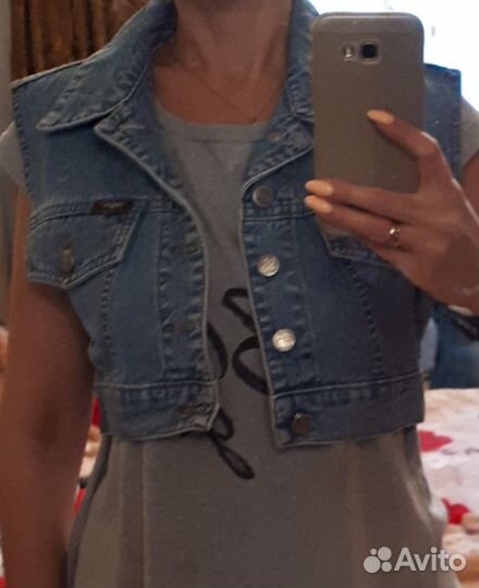 Джинсовый желет