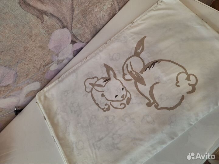 Постельный комплект IKEA Кролики Рёдхаке Икеа