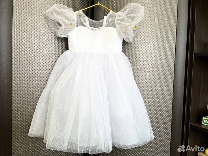 Нарядное пышное платье для девочки 104 110 см