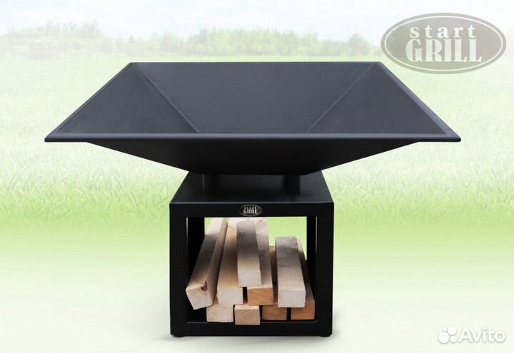Очаг с функцией гриля