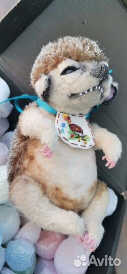 Игрушки ручной работы тедди. Ёжик