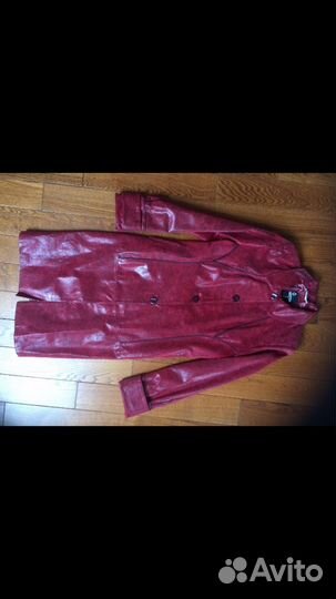 Кожаный плащ