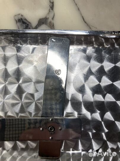 Портсигар серебряный Италия