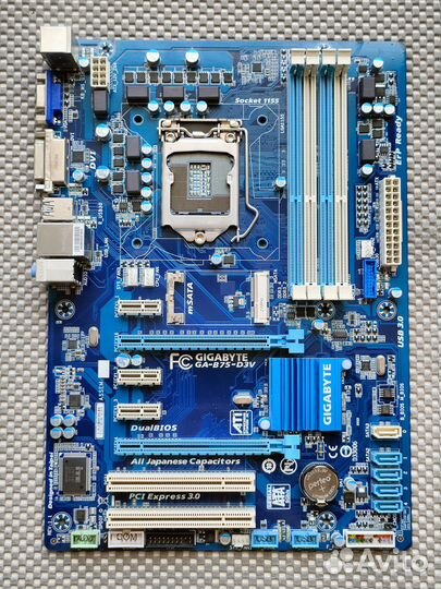 Gigabyte GA-B75-D3V сокет 1155