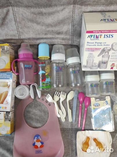 Авент Молокоотсос,бутылочки,соски и другое