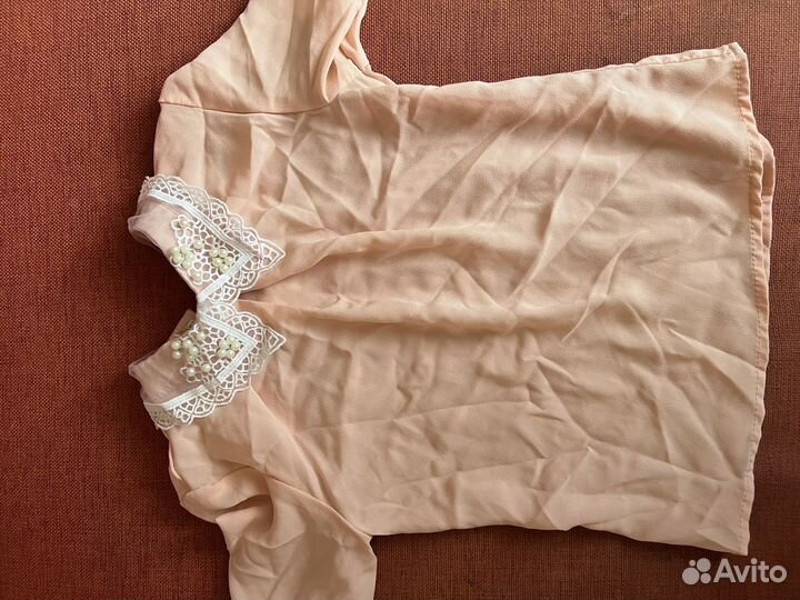 Рубашка школьная для девочки 122 128