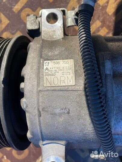 Компрессор кондиционера Peugeot 308 1 EP6 turbo