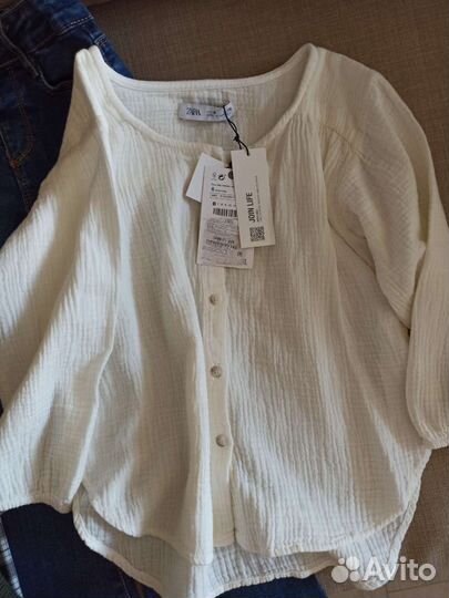 Пакет одежды на девочку 110-116 zara