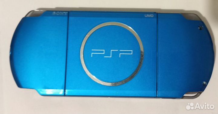 Sony PSP корпус синий,лицевая часть, кнопки