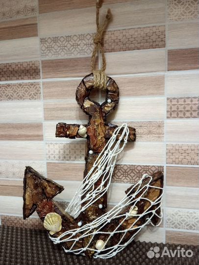 Сеть для декора, якорь