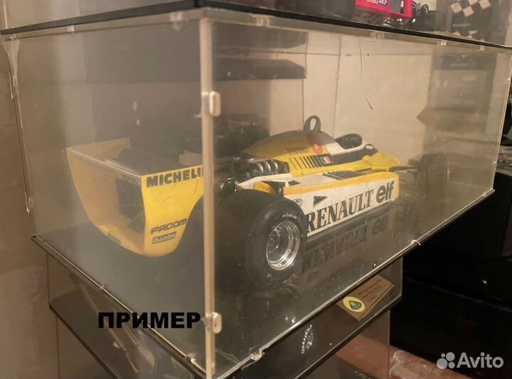 Прозрачный бокс для моделей 1/12