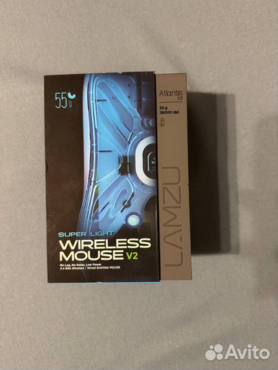 Мышь беспроводная/проводная lamzu Atlantis V2 BK M