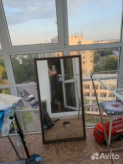 Зеркало настенное в раме бу размеры 55*105