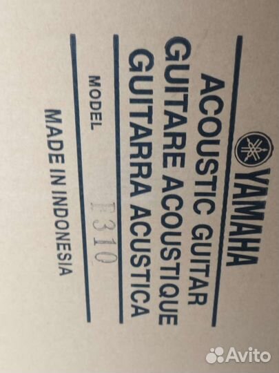 Гитара Yamaha F310 новая+зимний чехол