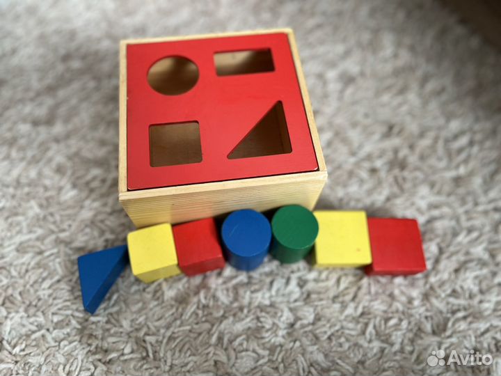Игрушки развивающие Монтессори деревянные пакетом
