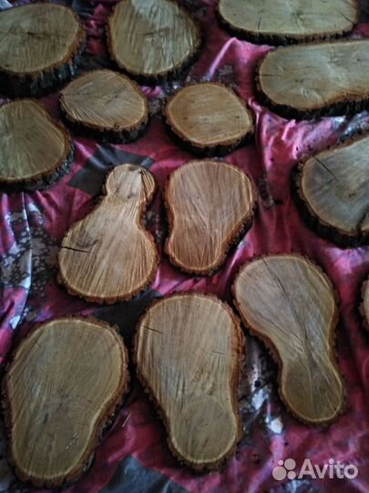 Спилы дубовые