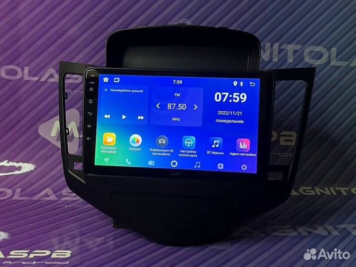 Магнитола Android Chevrolet Cruze
