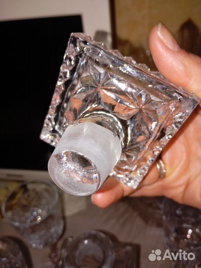 Бокалы Презент, графин Германия хрусталь