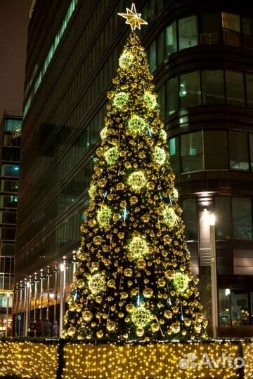 Монтаж новогодних ёлок, и прочих конструкций