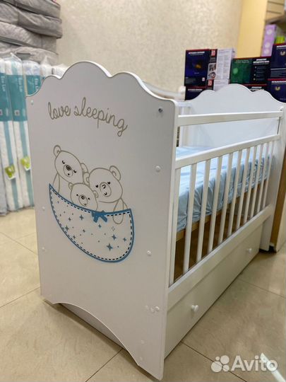 Детские кроватки круглые/стандартные/трансформеры