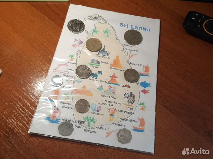 Монеты о. Шри-Ланка для коллекционеров