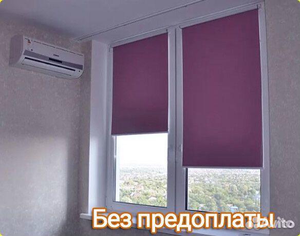 Не прозрачные шторы на пластиковые окна