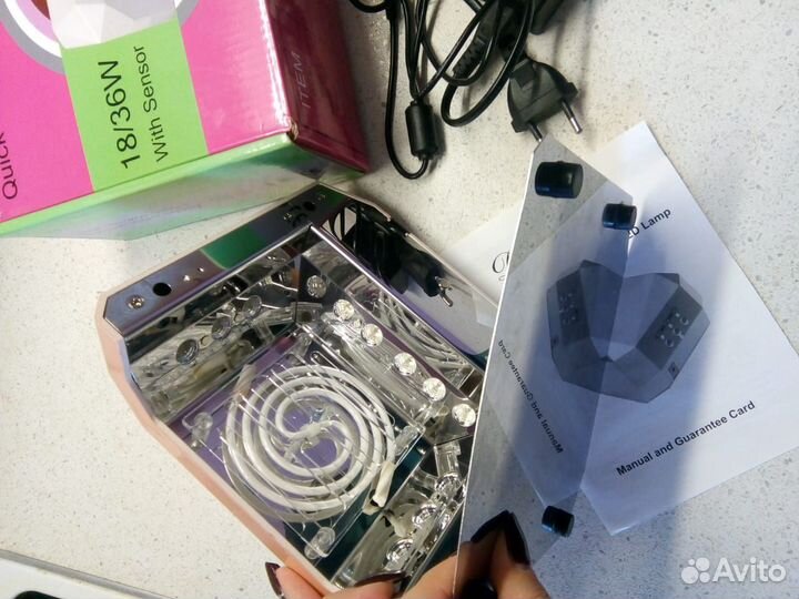 Уф лампа для сушки ногтей