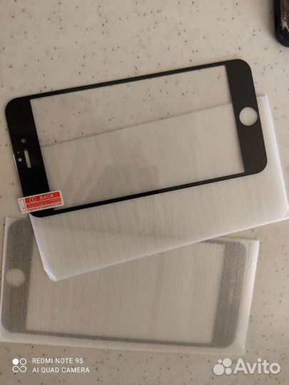 Защитное стекло на iPhone 6s plus
