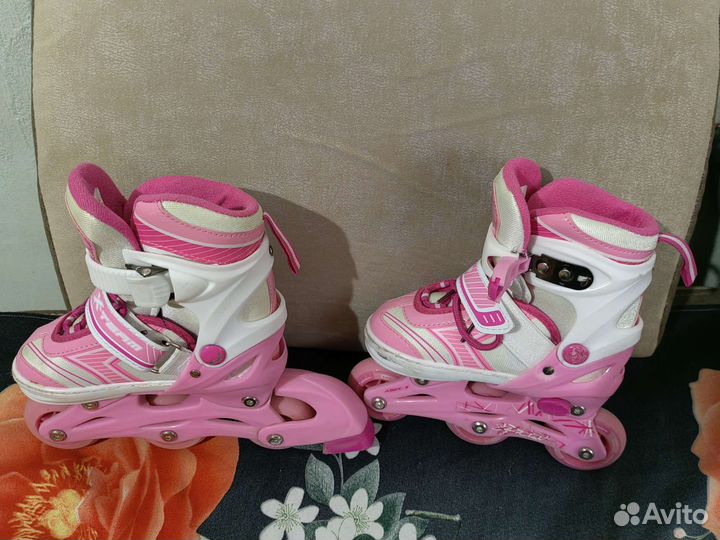 Роликовые коньки детские раздвижные