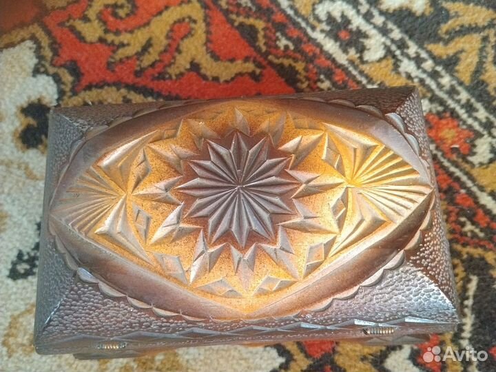 Шкатулка деревянная СССР