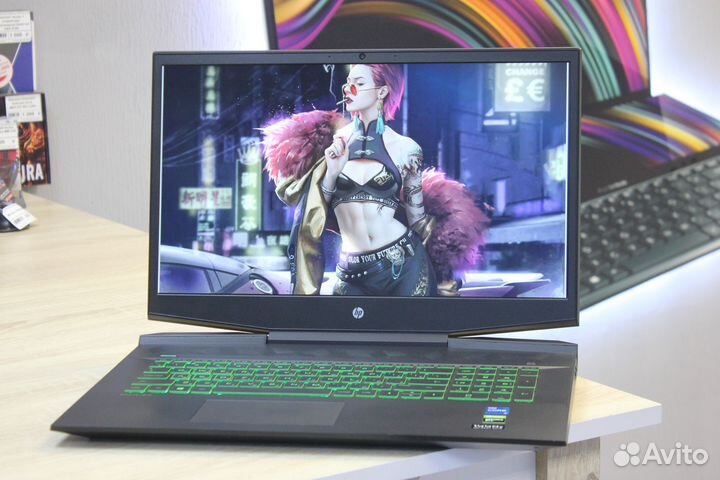 Игровой Ноутбук HP 17.3 144Hz IPS Core i5 GTX 1650