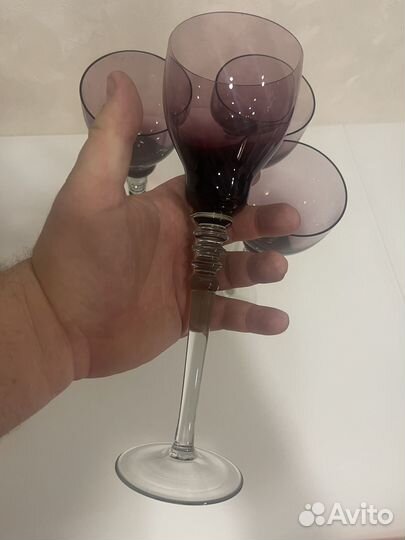 Стрыйские фужеры Львов цена за 4 шт